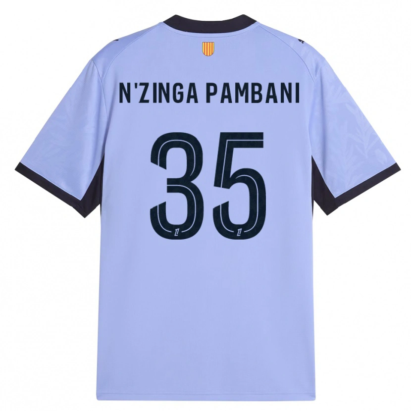 Danxen Dámské Pladi N'zinga Pambani #35 Levandulová Černá Třetí Hráčské Dresy 2026/27 Dres