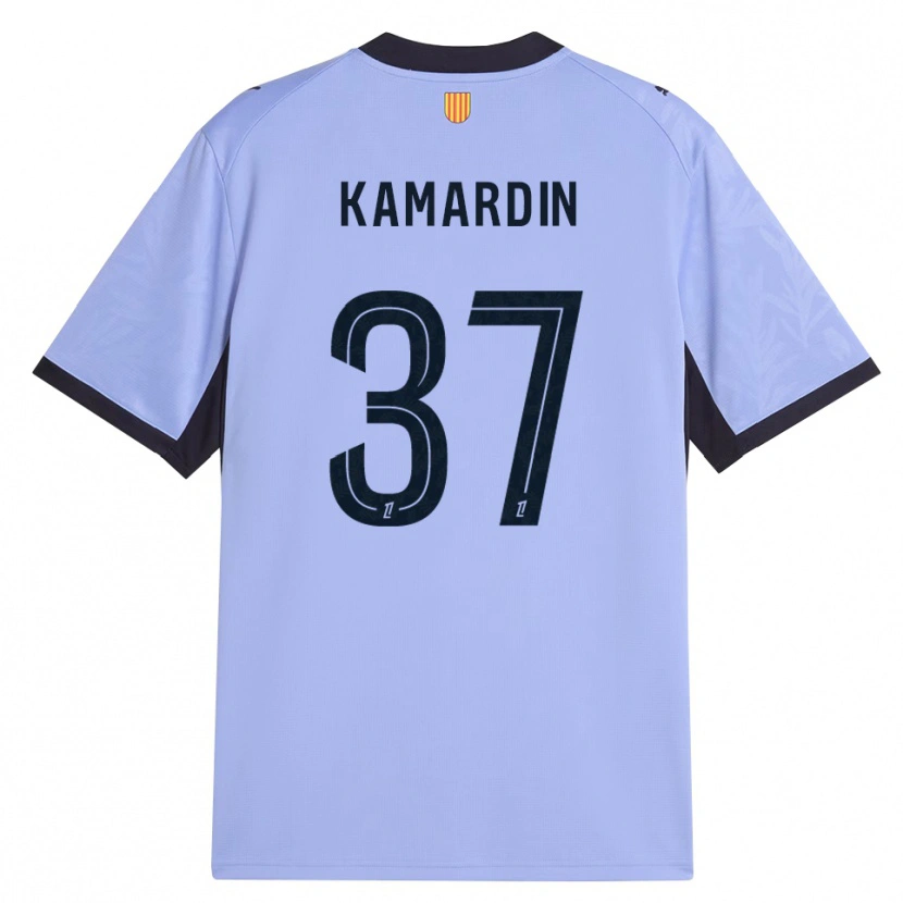 Danxen Dámské Aaron Kamardin #37 Levandulová Černá Třetí Hráčské Dresy 2026/27 Dres