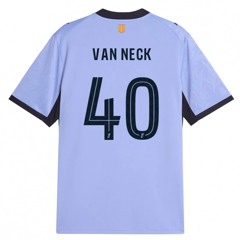 Danxen Dámské Jelle Van Neck #40 Levandulová Černá Třetí Hráčské Dresy 2026/27 Dres