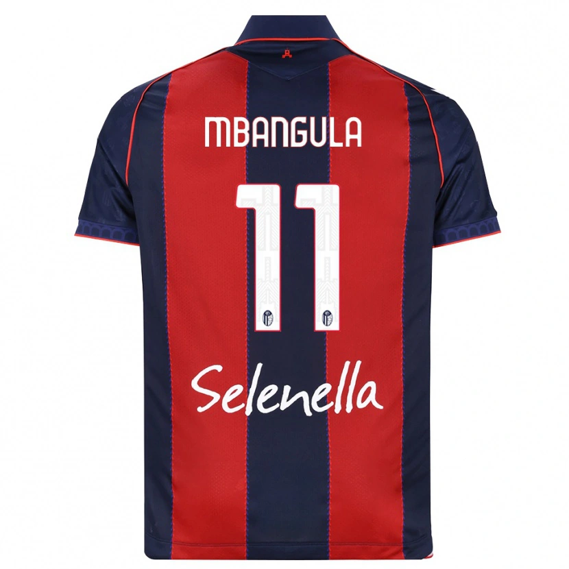 Danxen Dámské Samuel Mbangula #11 Královská Modř Červená Bílá Domů Hráčské Dresy 2026/27 Dres