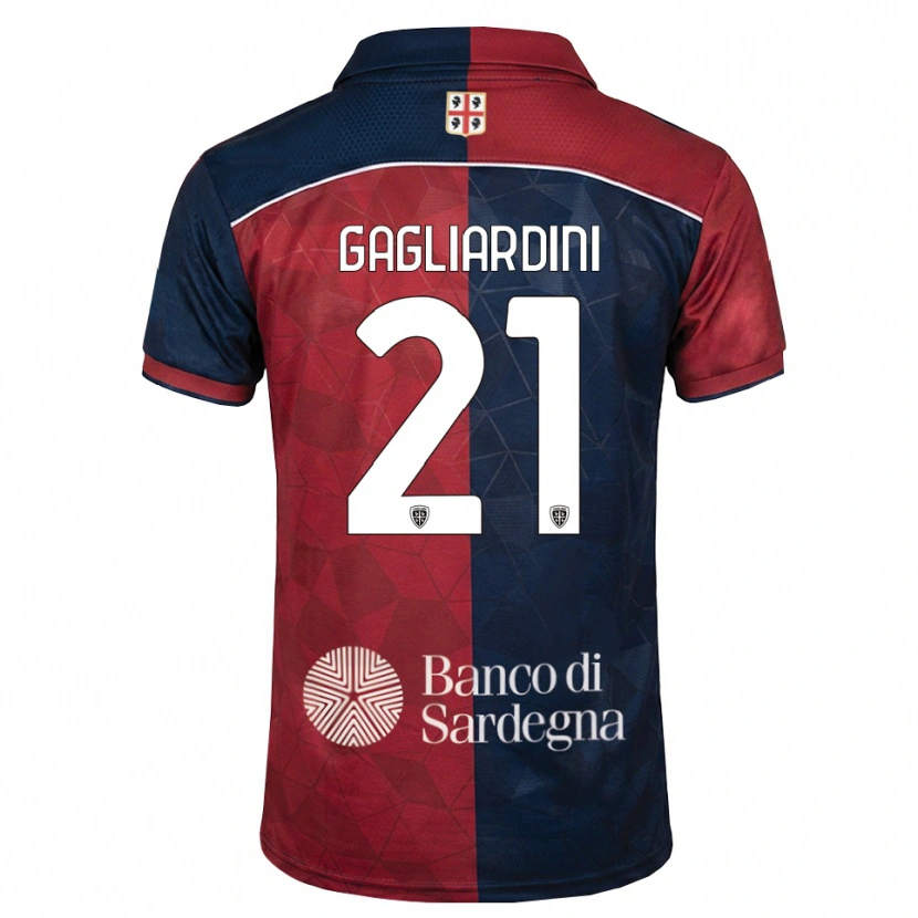 Danxen Dámské Roberto Gagliardini #21 Tmavě Červená Královská Modř Domů Hráčské Dresy 2026/27 Dres