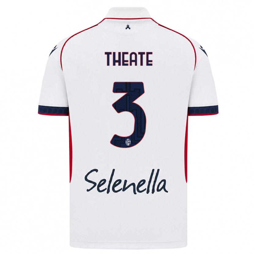 Danxen Dámské Arthur Theate #3 Bílá Červená Královská Modř Daleko Hráčské Dresy 2026/27 Dres