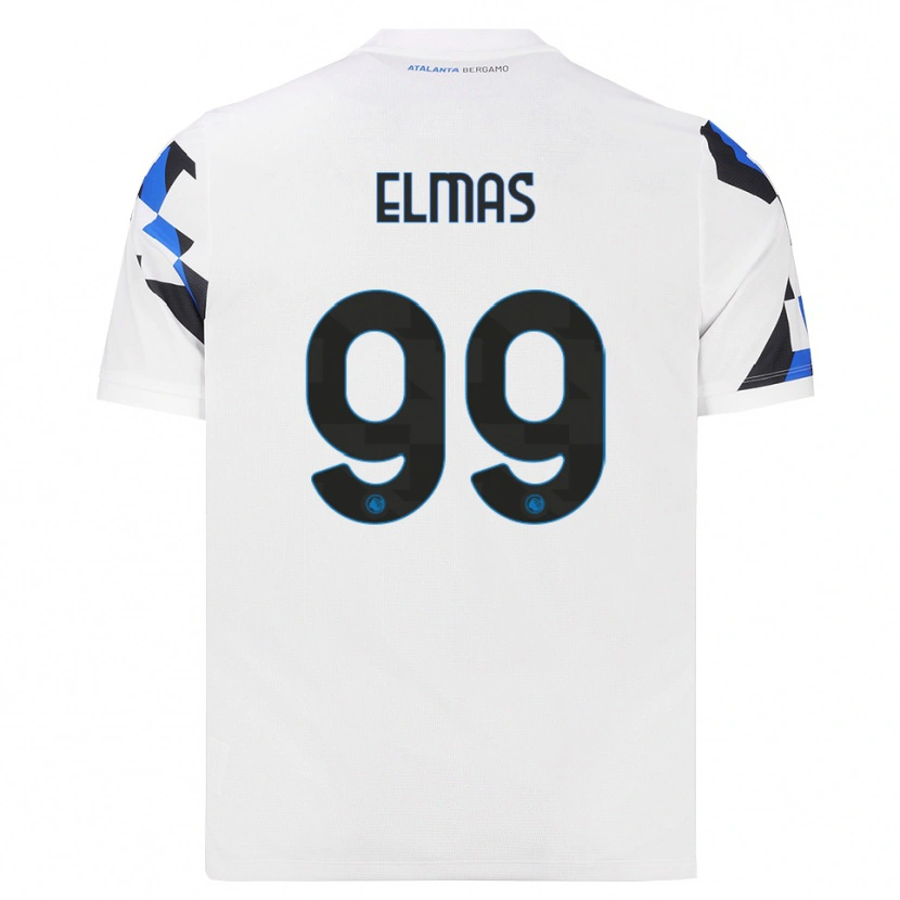 Danxen Dámské Eljif Elmas #99 Bílá Červená Modrá Daleko Hráčské Dresy 2026/27 Dres