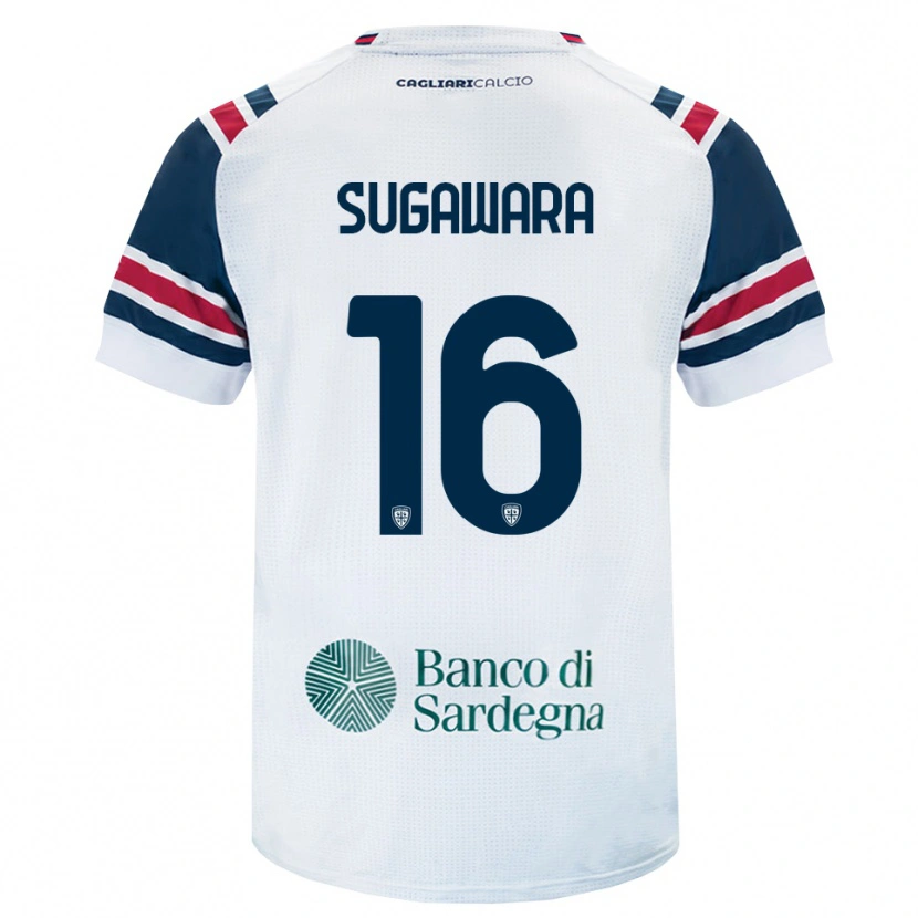 Danxen Dámské Yukinari Sugawara #16 Bílá Červená Zelená Daleko Hráčské Dresy 2026/27 Dres