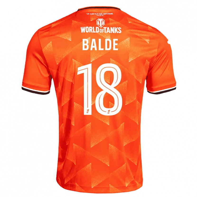Danxen Dámské Ibrahima Baldé #18 Oranžová Bílá Černá Domů Hráčské Dresy 2026/27 Dres