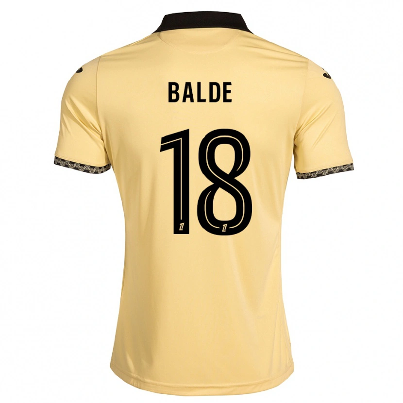Danxen Dámské Ibrahima Baldé #18 Navajo Bílá Černá Daleko Hráčské Dresy 2026/27 Dres