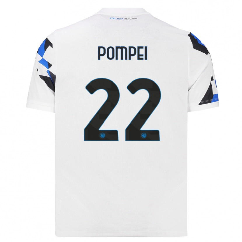 Danxen Dámské Thomas Pompei #22 Bílá Červená Modrá Daleko Hráčské Dresy 2026/27 Dres