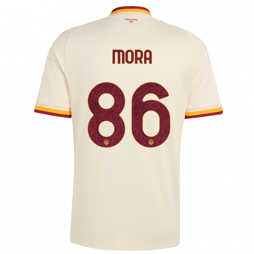 Danxen Dětské Rodrigo Mora #86 Šampaňská Červená Žlutá Daleko Hráčské Dresy 2026/27 Dres