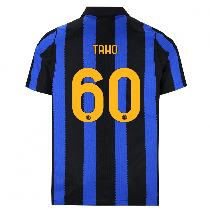 Danxen Dětské Alain Taho #60 Černá Modrá Žlutá Domů Hráčské Dresy 2026/27 Dres