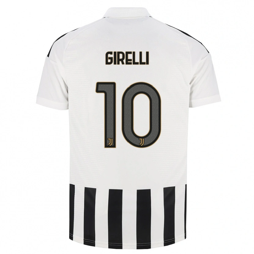 Danxen Dětské Cristiana Girelli #10 Černá Bílá Hnědá Domů Hráčské Dresy 2026/27 Dres