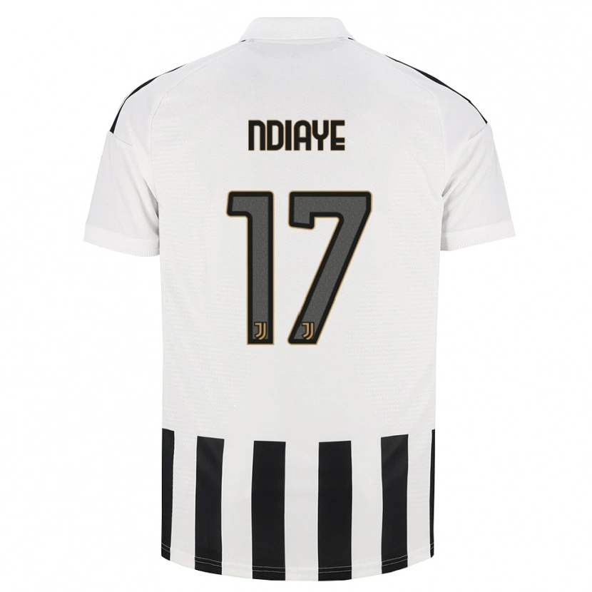Danxen Dětské Modou Ndiaye #17 Černá Bílá Hnědá Domů Hráčské Dresy 2026/27 Dres