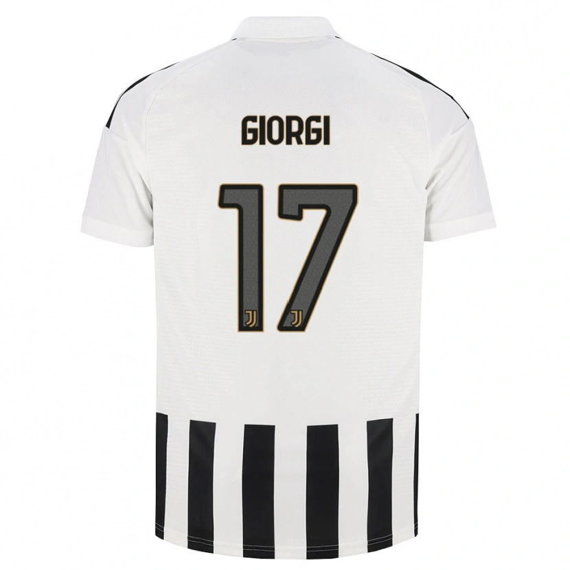 Danxen Dětské Lorenzo Giorgi #17 Černá Bílá Hnědá Domů Hráčské Dresy 2026/27 Dres