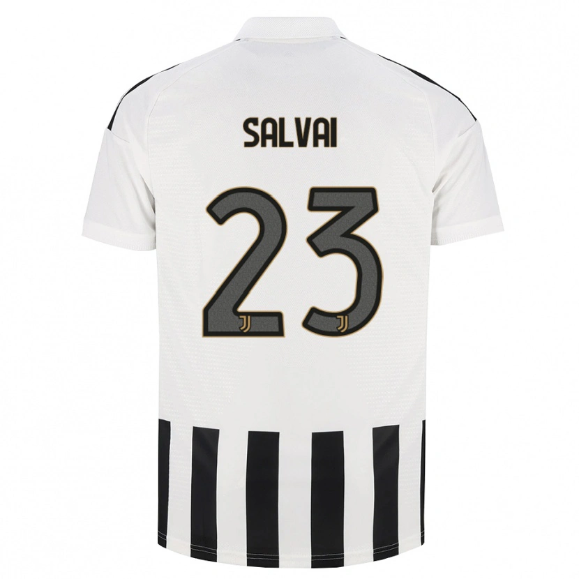 Danxen Dětské Cecilia Salvai #23 Černá Bílá Hnědá Domů Hráčské Dresy 2026/27 Dres