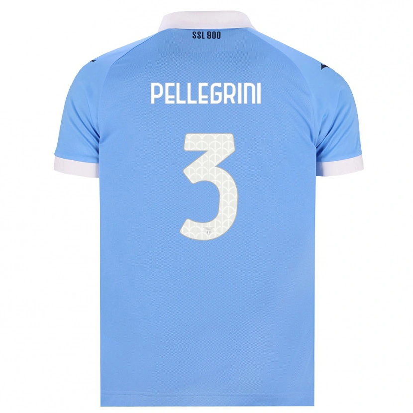 Danxen Dětské Luca Pellegrini #3 Světle Modrá Černá Bílá Domů Hráčské Dresy 2026/27 Dres