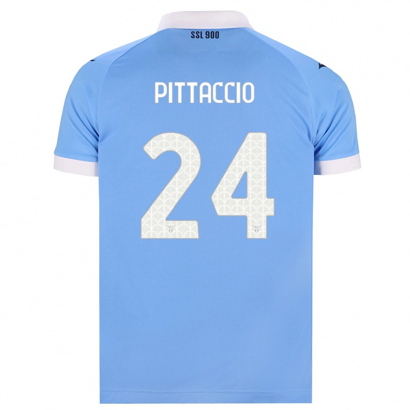 Danxen Dětské Francesca Pittaccio #24 Světle Modrá Černá Bílá Domů Hráčské Dresy 2026/27 Dres