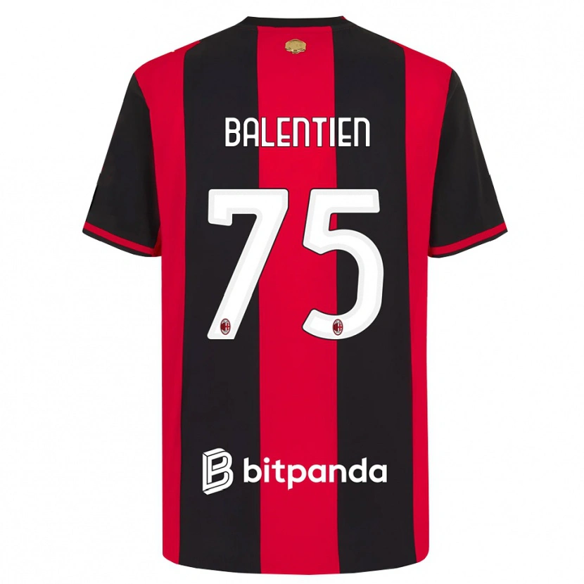 Danxen Dětské Cheveyo Balentien #75 Červená Černá Bílá Domů Hráčské Dresy 2026/27 Dres
