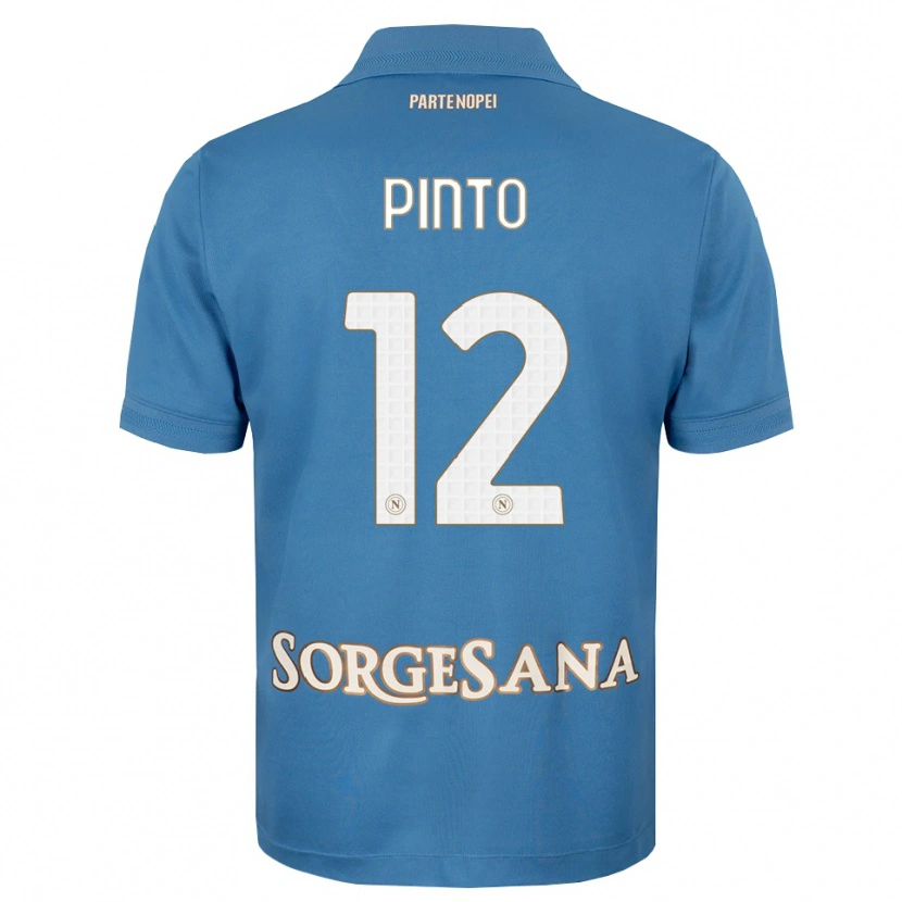 Danxen Dětské Ciro Pinto #12 Modrá Bílá S Nádechem Domů Hráčské Dresy 2026/27 Dres