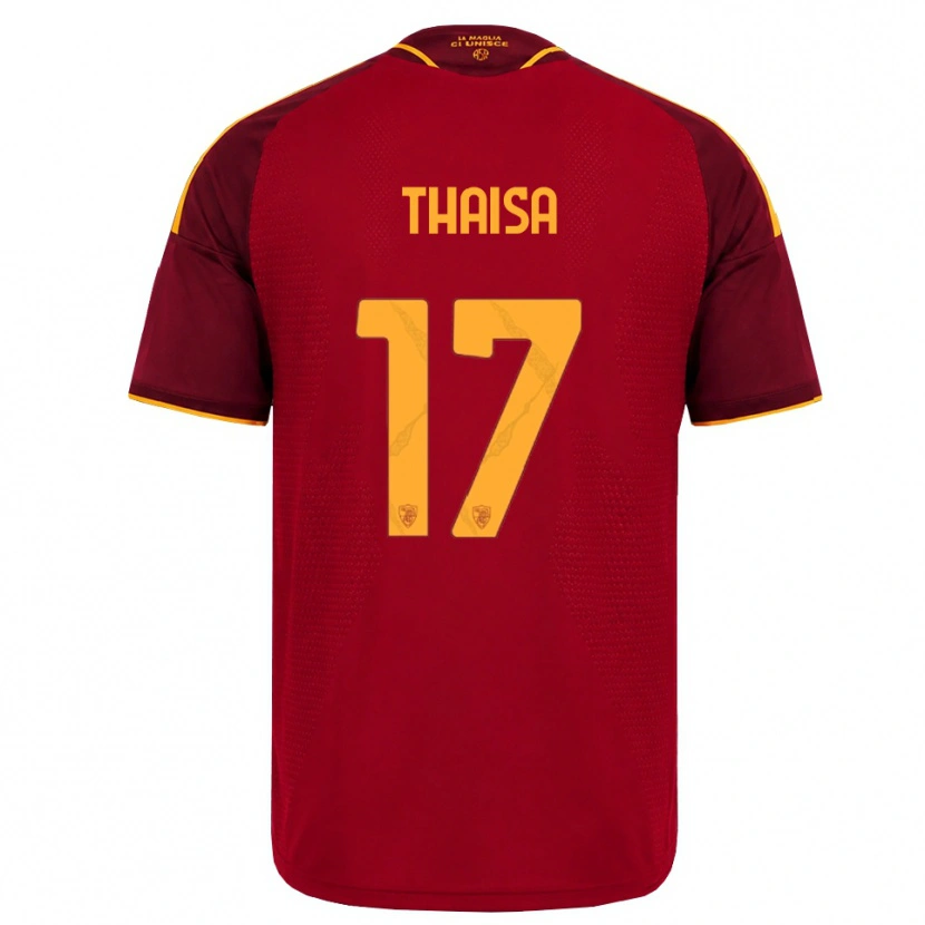 Danxen Dětské Thaisa #17 Červená Zlatá Žlutá Domů Hráčské Dresy 2026/27 Dres