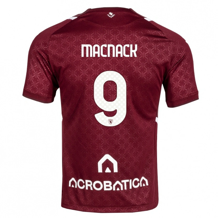 Danxen Dětské Flynn Macnack #9 Tmavě Červená Bílá Domů Hráčské Dresy 2026/27 Dres