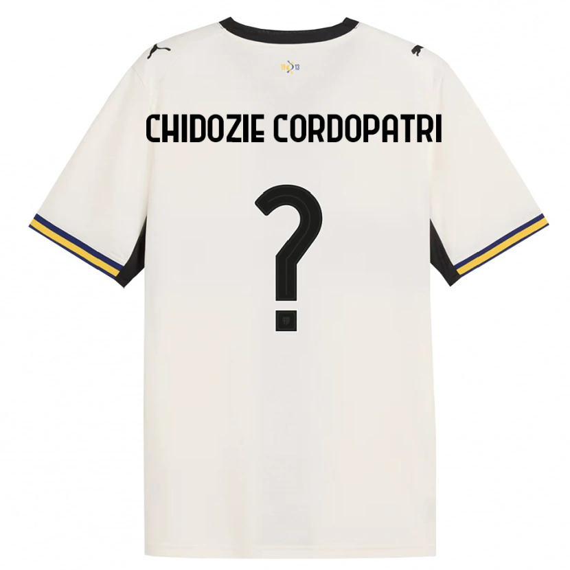 Danxen Dětské Mark Chidozie Cordopatri #0 Bílá Černá Žlutá S Nádechem Domů Hráčské Dresy 2026/27 Dres