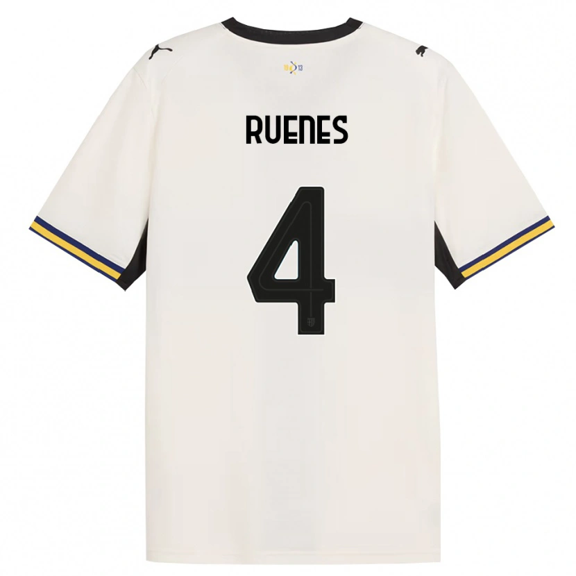 Danxen Dětské Roger Ruenes #4 Bílá Černá Žlutá S Nádechem Domů Hráčské Dresy 2026/27 Dres