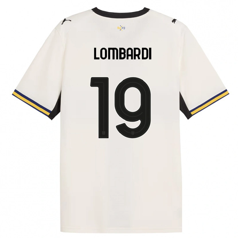 Danxen Dětské Gabriel Lombardi #19 Bílá Černá Žlutá S Nádechem Domů Hráčské Dresy 2026/27 Dres
