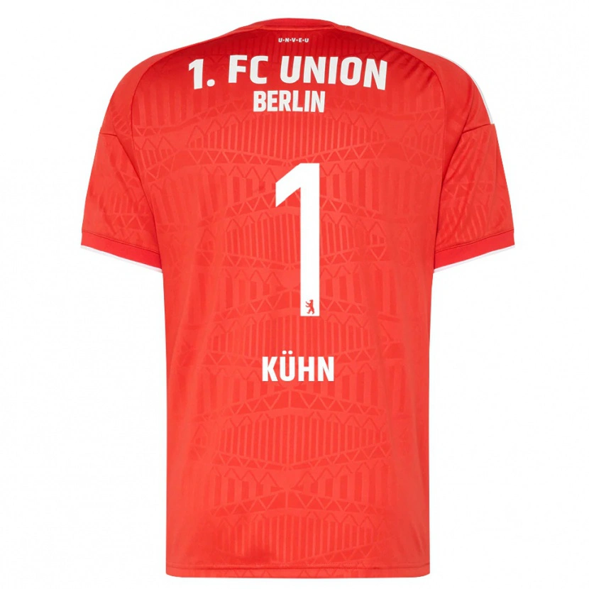 Danxen Dětské Samuel Kühn #1 Červená Bílá Domů Hráčské Dresy 2026/27 Dres