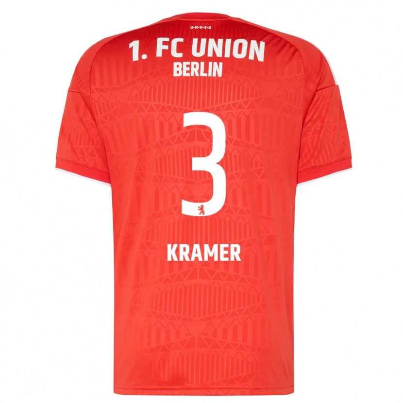Danxen Dětské Carlos Kramer #3 Červená Bílá Domů Hráčské Dresy 2026/27 Dres