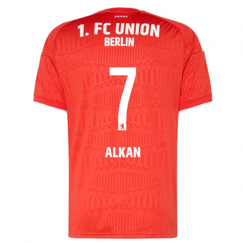 Danxen Dětské Musa Alkan #7 Červená Bílá Domů Hráčské Dresy 2026/27 Dres