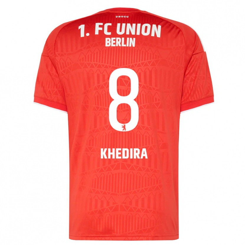 Danxen Dětské Rani Khedira #8 Červená Bílá Domů Hráčské Dresy 2026/27 Dres