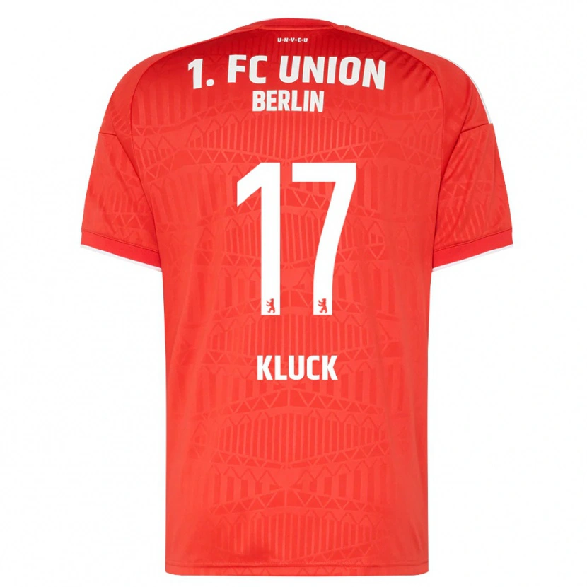 Danxen Dětské Pierre Kluck #17 Červená Bílá Domů Hráčské Dresy 2026/27 Dres