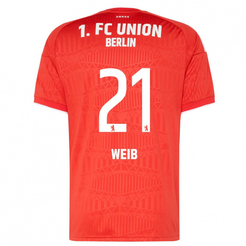 Danxen Dětské Anna Weiß #21 Červená Bílá Domů Hráčské Dresy 2026/27 Dres