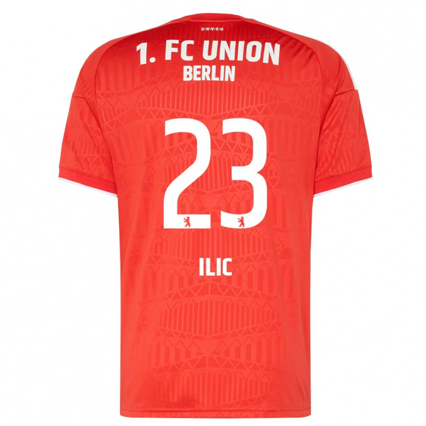 Danxen Dětské Andrej Ilic #23 Červená Bílá Domů Hráčské Dresy 2026/27 Dres