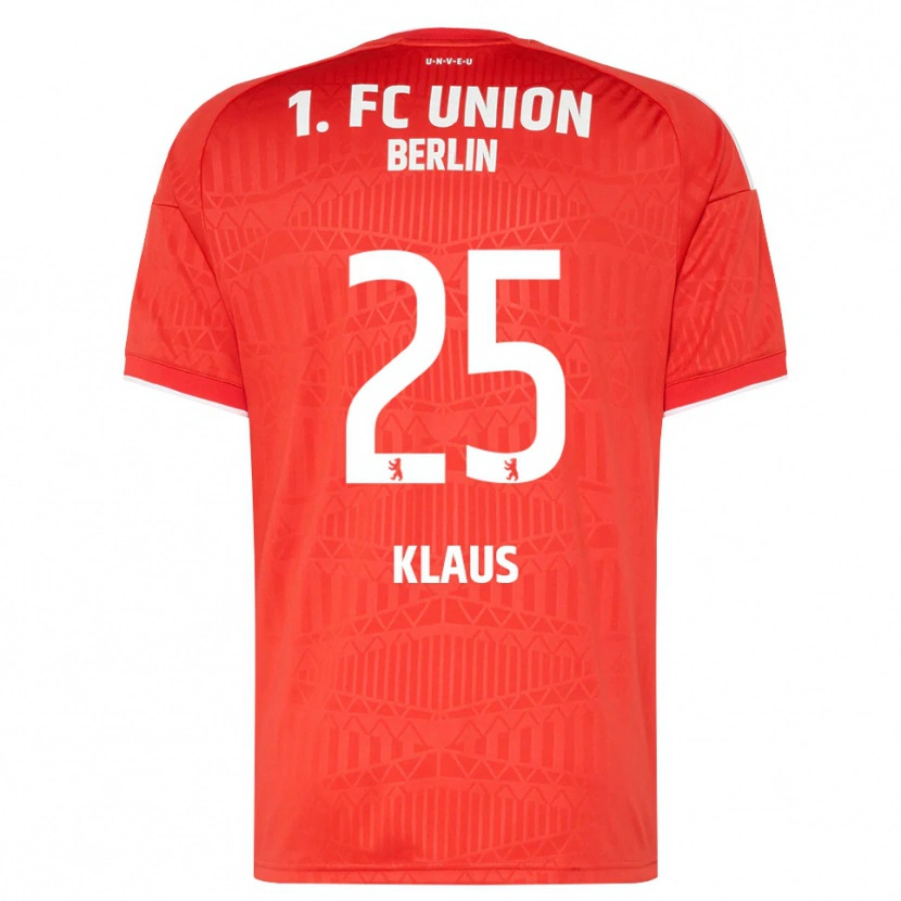 Danxen Dětské Carl Klaus #25 Červená Bílá Domů Hráčské Dresy 2026/27 Dres