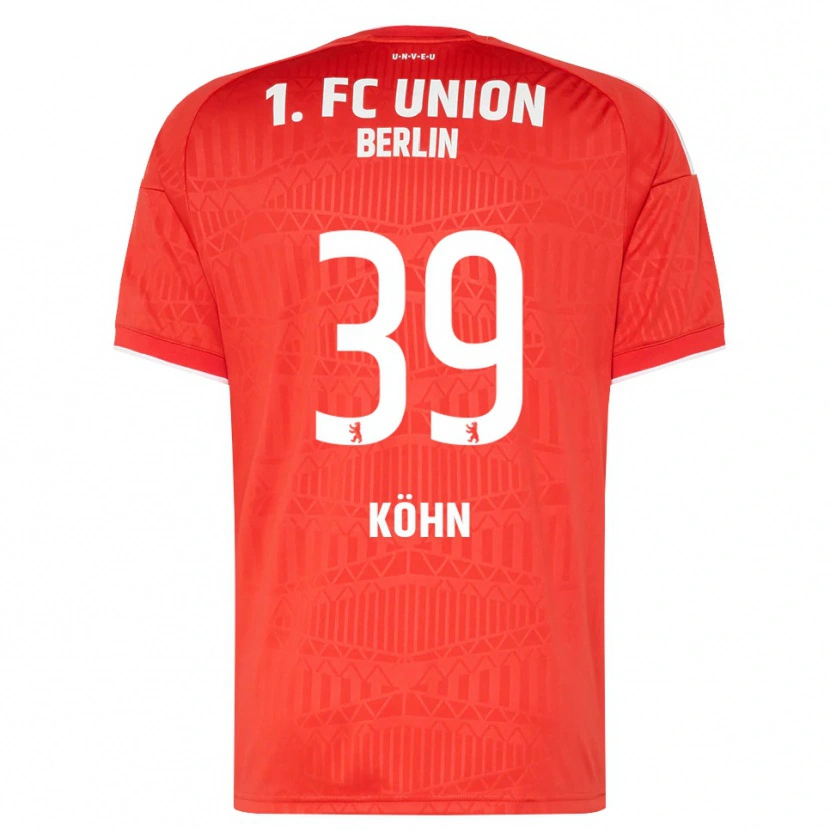 Danxen Dětské Derrick Köhn #39 Červená Bílá Domů Hráčské Dresy 2026/27 Dres