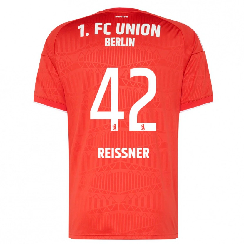 Danxen Dětské Naika Reissner #42 Červená Bílá Domů Hráčské Dresy 2026/27 Dres