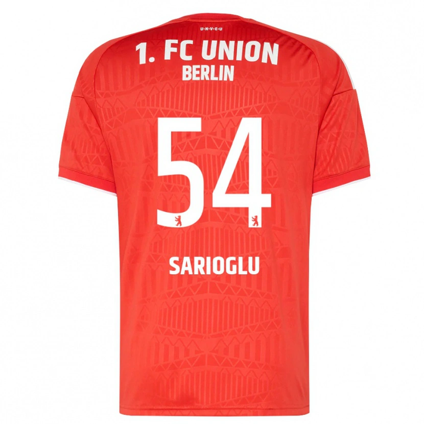 Danxen Dětské Defne Sarıoğlu #54 Červená Bílá Domů Hráčské Dresy 2026/27 Dres