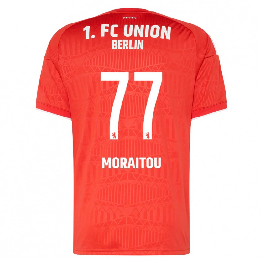 Danxen Dětské Athanasia Moraitou #77 Červená Bílá Domů Hráčské Dresy 2026/27 Dres
