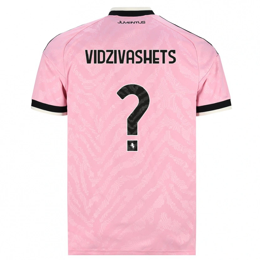 Danxen Dětské David Vidzivashets #0 Růžová Černá Daleko Hráčské Dresy 2026/27 Dres