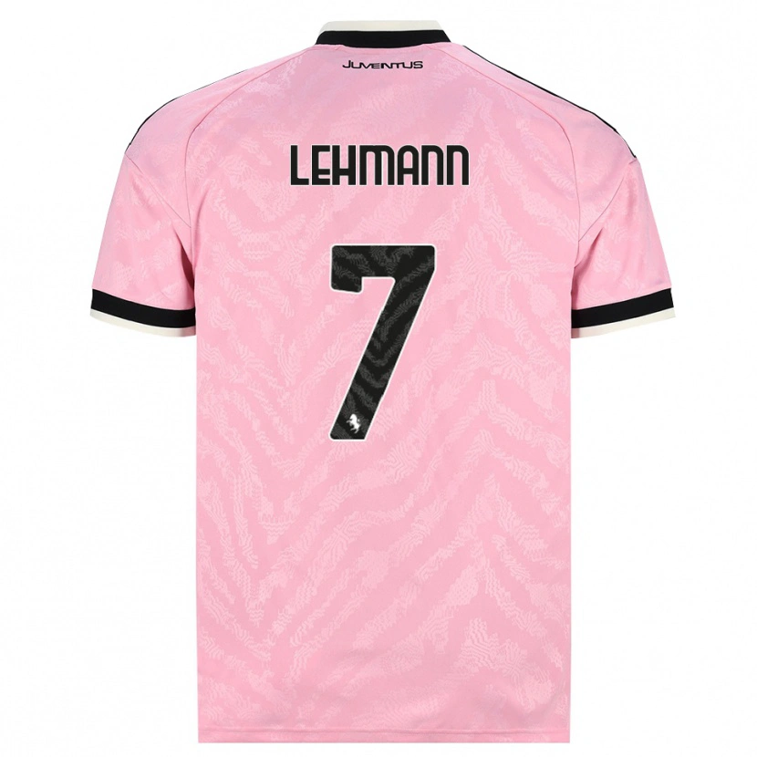 Danxen Dětské Alisha Lehmann #7 Růžová Černá Daleko Hráčské Dresy 2026/27 Dres