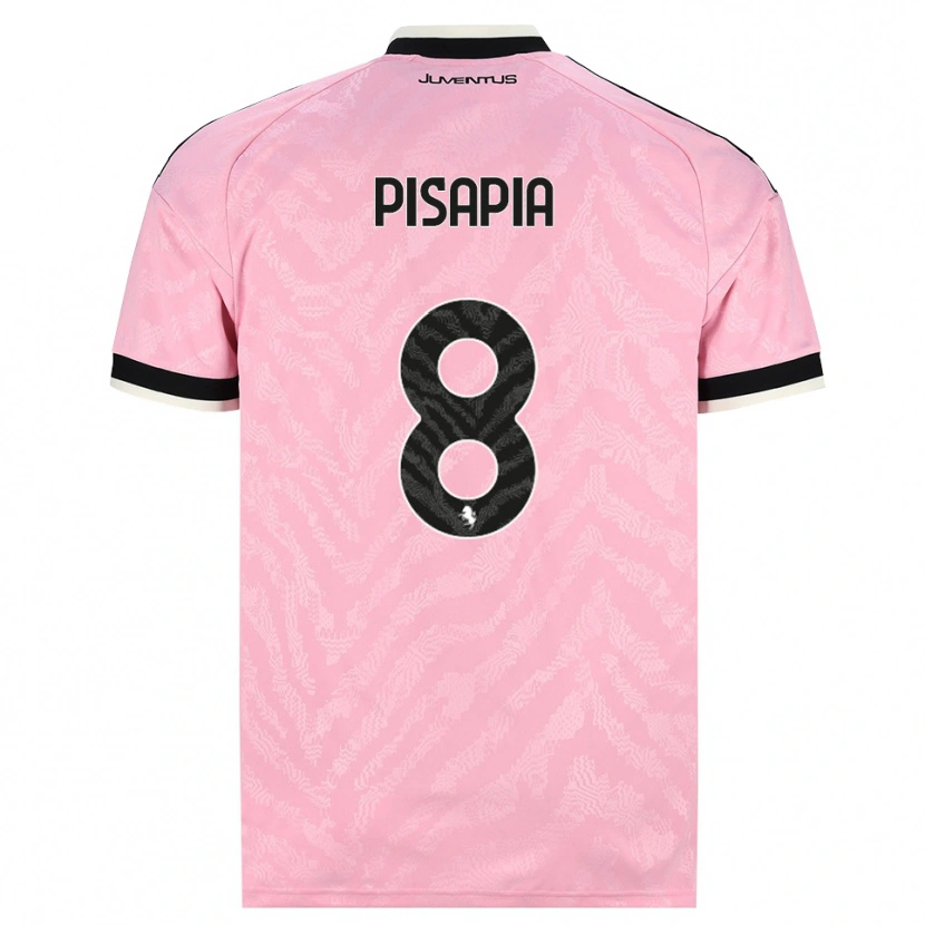 Danxen Dětské Luciano Pisapia #8 Růžová Černá Daleko Hráčské Dresy 2026/27 Dres