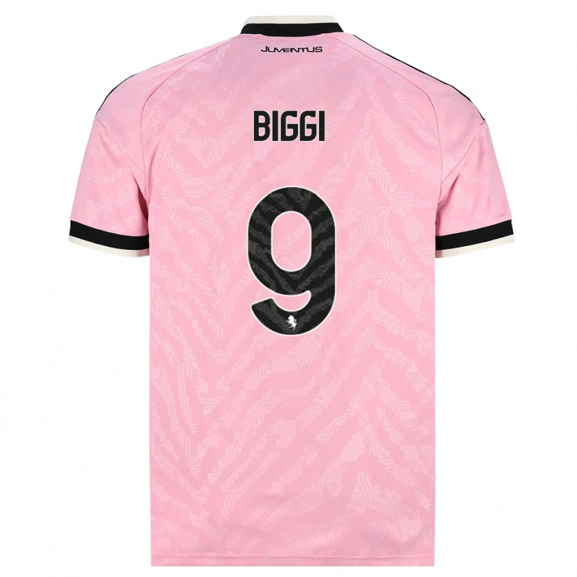 Danxen Dětské Silvano Biggi #9 Růžová Černá Daleko Hráčské Dresy 2026/27 Dres