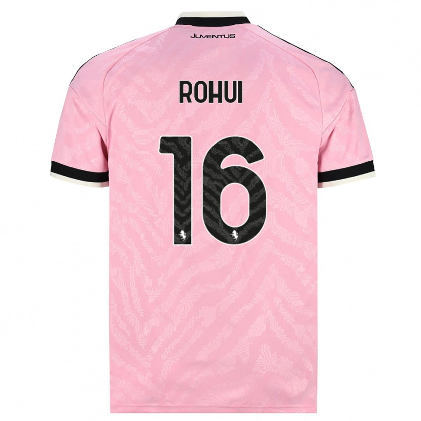 Danxen Dětské Jonas Rohui #16 Růžová Černá Daleko Hráčské Dresy 2026/27 Dres
