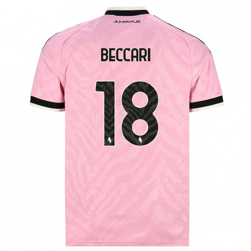 Danxen Dětské Chiara Beccari #18 Růžová Černá Daleko Hráčské Dresy 2026/27 Dres