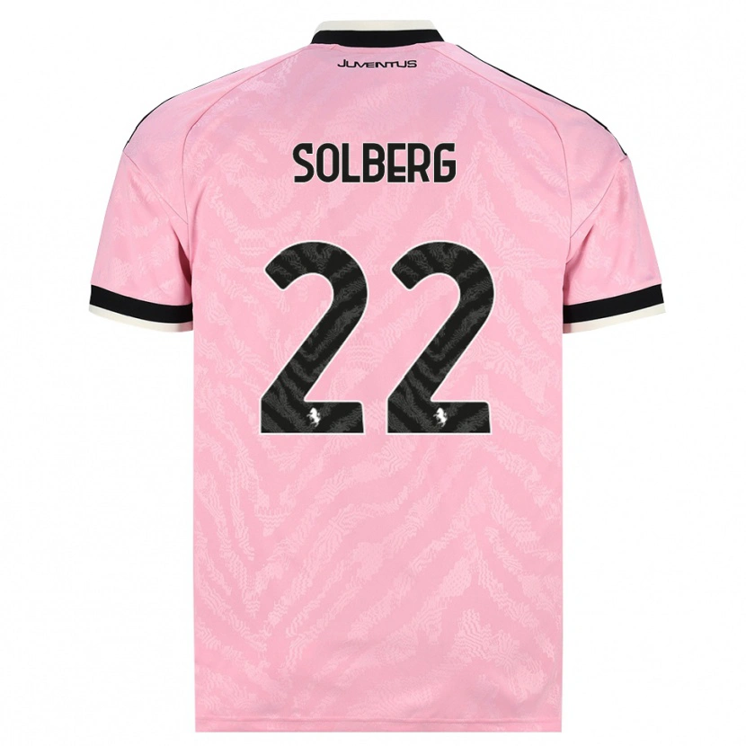 Danxen Dětské Elias Solberg #22 Růžová Černá Daleko Hráčské Dresy 2026/27 Dres