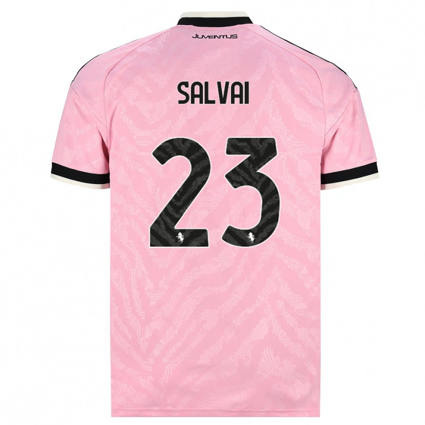 Danxen Dětské Cecilia Salvai #23 Růžová Černá Daleko Hráčské Dresy 2026/27 Dres