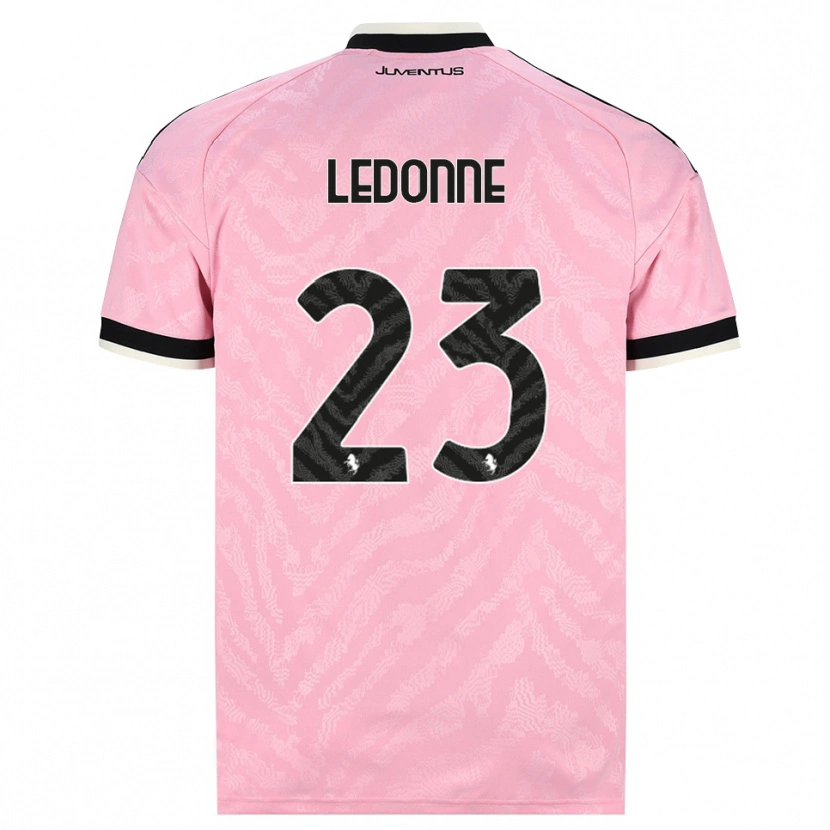 Danxen Dětské Nicolo Ledonne #23 Růžová Černá Daleko Hráčské Dresy 2026/27 Dres