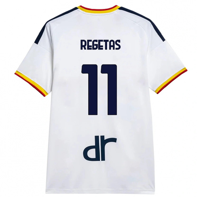 Danxen Dětské Domagoj Regetas #11 Bílá Žlutá Červená Daleko Hráčské Dresy 2026/27 Dres