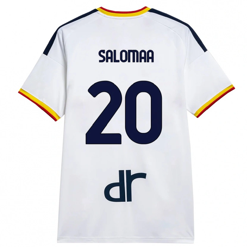 Danxen Dětské Henri Salomaa #20 Bílá Žlutá Červená Daleko Hráčské Dresy 2026/27 Dres