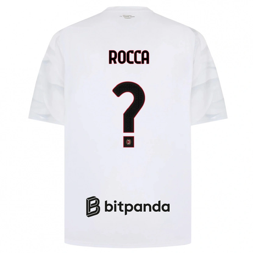 Danxen Dětské Ludovico Rocca #0 Bílá Červená Černá Daleko Hráčské Dresy 2026/27 Dres